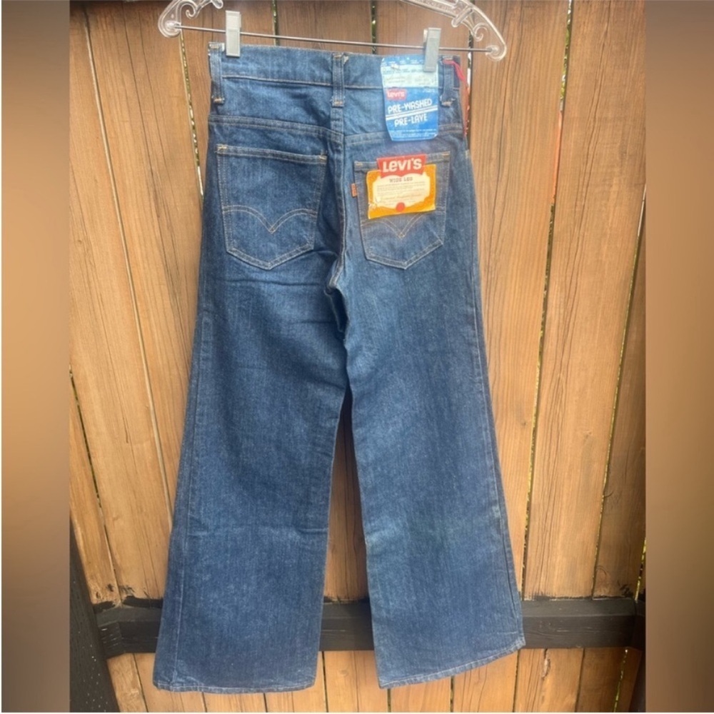 Levi's 1970’s Orange Tag Wide Leg Jeans with Tags - Picture 7 of 14